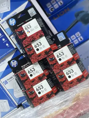 653 Black and Color HP Ink
