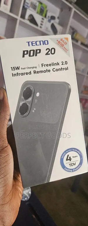 New Tecno Pop 20 64 GB Gray