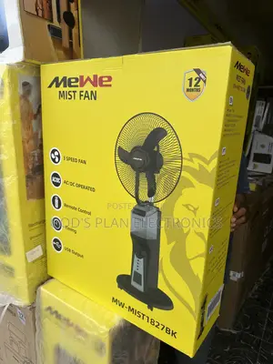 Mewe Rechargeable Water Mist Fan