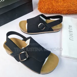 High Quality AU & MU Buckle Closure Sandals