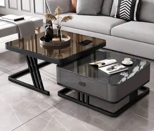 2 in One Mable Center Table