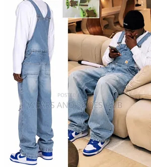 Men Denim Overall | Carhartt Style Dungarees | Sizes L–3XL