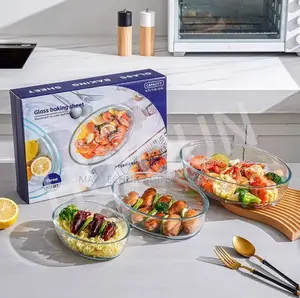Quality 3pcs Glass Bowl