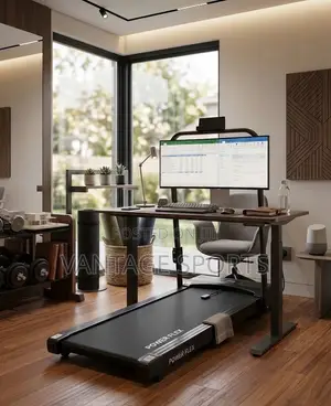 2HP Platform Walking Pad Treadmill + Free Ab Wheel | 120kg Max User