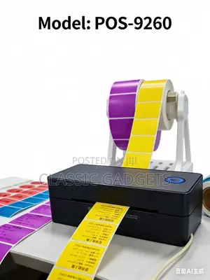POS-9260 USB/ Bluetooth Thermal Label Printer for Barcode Packaging