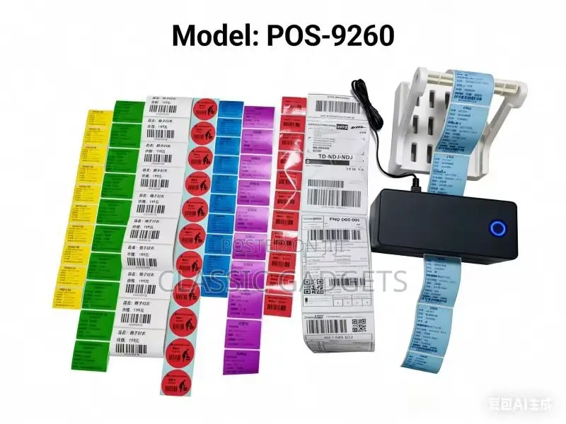 POS-9260 USB/ Bluetooth Thermal Label Printer for Barcode Packaging
