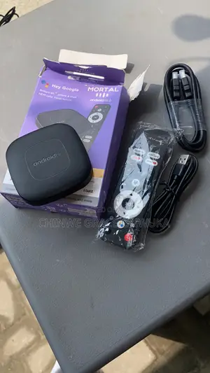 Mortal 8k Android TV Box Android 16.0-Open Box New-Voice Remote Sealed
