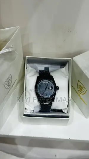 Black Poedagar Wrist Watch