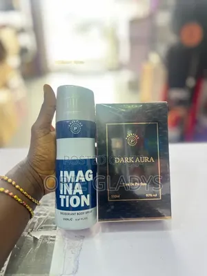 Imagination Body Spray X Dark Aura Perfume Combo