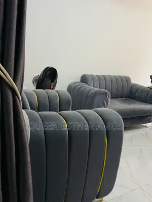 2single 1 Double Gray Color Couch