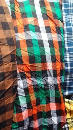 Bold Check Shirt Materials