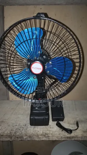 21V Rechargeable Oscillating Fan With Lithium Battery & USB Charging