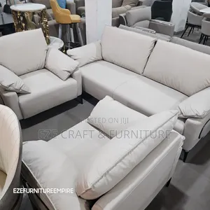 Sofa Fiber Leather Upholstery Sofa Set