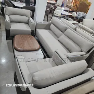 Leather Durable 5 Sesters Sofa Set
