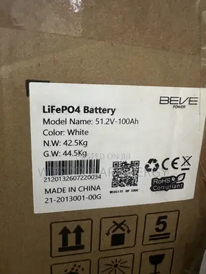 5Kwh 51.2V Beve Power Lithium Ion Battery