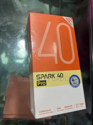New Tecno Spark 40 Pro 128 GB Black