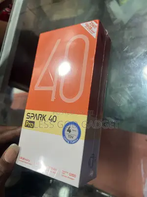 New Tecno Spark 40 Pro 128 GB Black