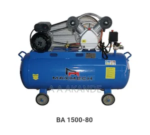 MAXMECH BA 1500-80 Belt Drive Air Compressor - 1500W - 80L Tank