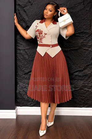 Miyake Dress for Boss Ladies Available in Colours One Size Fit