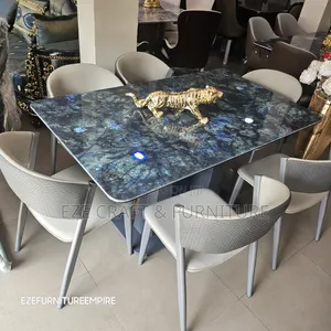 Modern Monimalist Dining Set by 6 Seater
