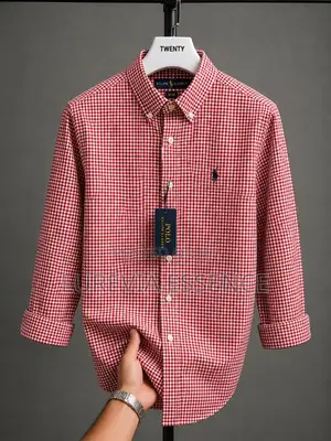 Men's Cotton Long - Sleeve Shirt