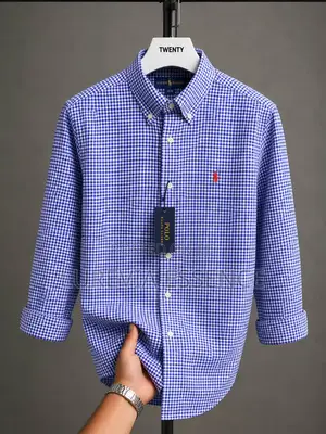 Men's Cotton Long - Sleeve Shirt