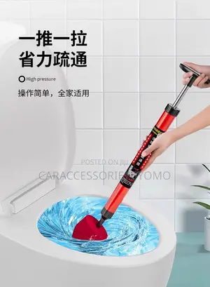 Toilet Plunger High-Pressure Toilet Drain Pipe Unclogging Tool