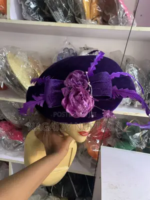 Purple Fascinator for Sale