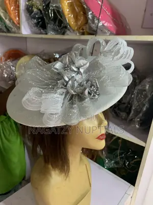Silver Fascinator for Sale