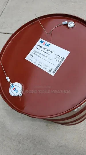208-Liter Drum of Mobil Nuto H 100 Anti-Wear Hydraulic Oil