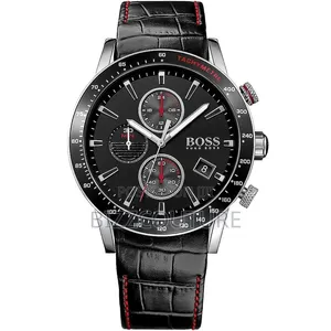 BOSS - Rafale Leather Chronograph Watch