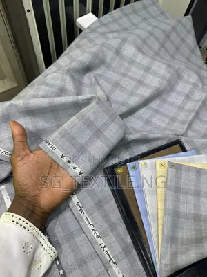 Wool & Cashmere Checkers - Luxury Checkers Fabric - Premium Quality