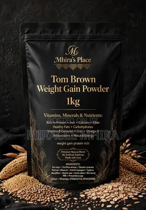 Mhira’s Place Tom Brown Weigh Gain Powder
