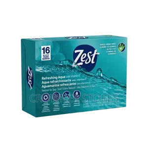 Zest Refreshing Deodorant Bar Soap - Aqua by Zest - 16 Bars
