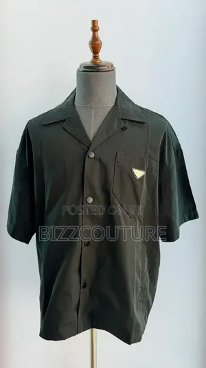 Original Prada Men's Silks Shirts 100% Authentic Guaranteed