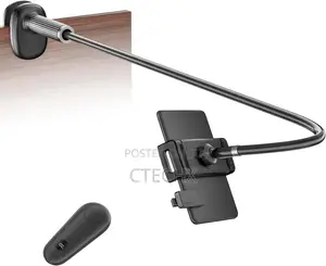 Adjustable Tablet Holder With Bluetooth Page Turner for Phone/Tablets.