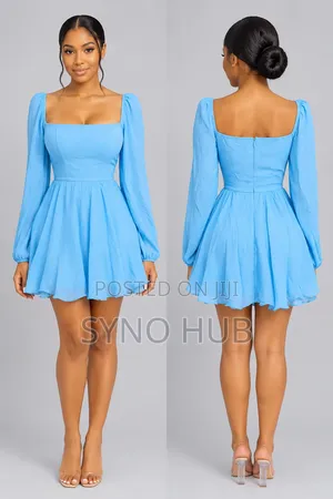 Light Blue,short Dress