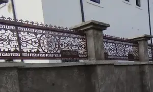 Laser Cut Wrought Iron Gate