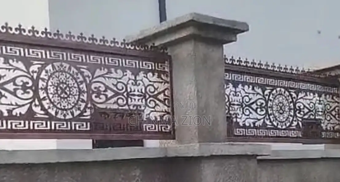 Laser Cut Wrought Iron Gate