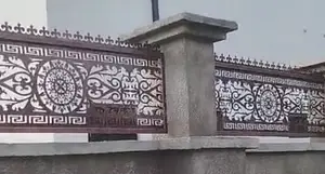 Laser Cut Wrought Iron Gate