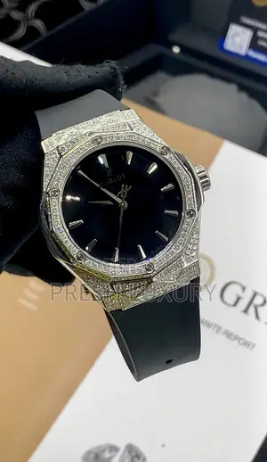 100% BussDown VVS Moissanite Hublot Wristwatch