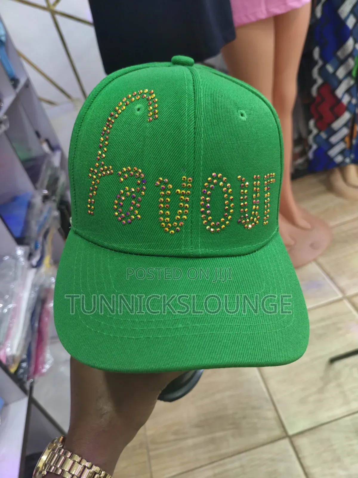 Customized Stoned Caps