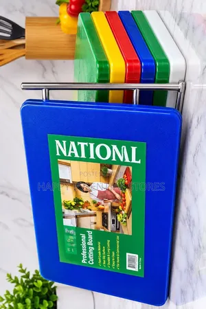 Quality Professional National Coloured Chopping Board With Metal Handl