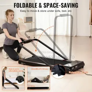 2HP Foldable Walking Pad Treadmill, Manual Incline, Bluetooth Speaker
