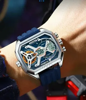 PEODAGAR Futuristic Binary/Led Watch