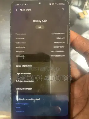 Samsung Galaxy A12 64 GB Blue