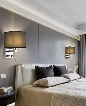 Bedside Wall Lamp LED Black