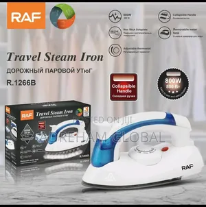 RAF Travel Foldable Steam Iron.