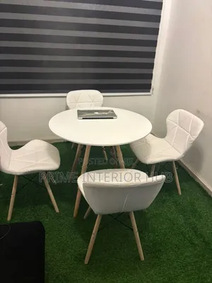 Modern Round Dining Table Set