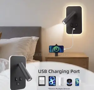 350° Rotatable LED Bedside Wall Sconce